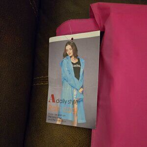 Brand New Pink Raincoat.